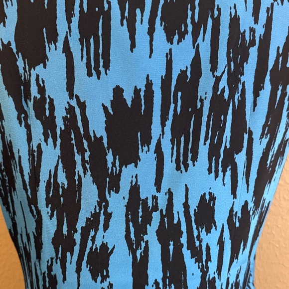 Oscar de la Renta Vibrant Blue Midi Dress - Picture 5 of 9